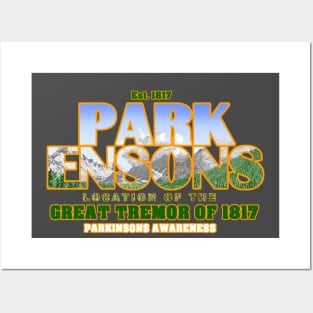 Park Ensons (Parkinsons) Est. 1817 Location Of The Great Tremor Of 1817 Posters and Art